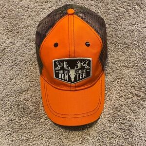 Orange and Black Hard Core Hunter Cap